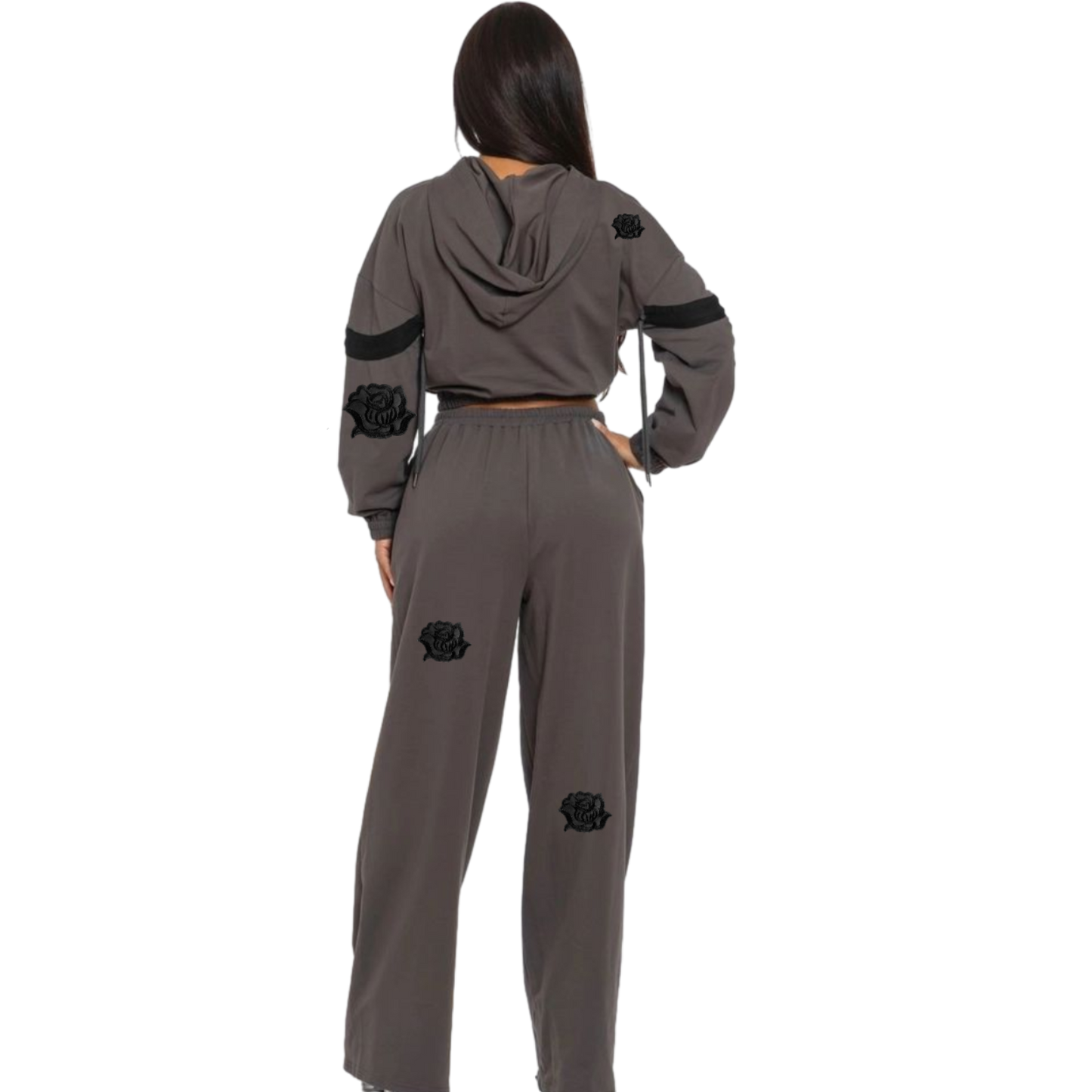SHADEZ™ Black Rose Tech Tracksuit